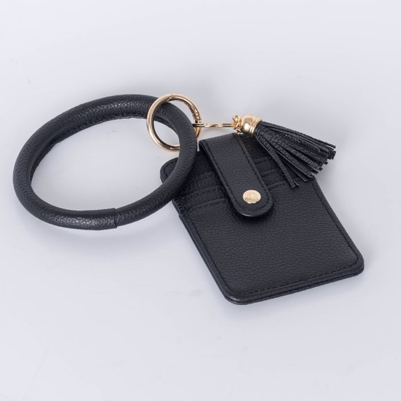NWT Black Key Ring & Wallet Bangle - Picture 2 of 2